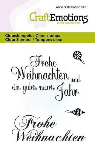 Clear Stamps Weihnachtstext